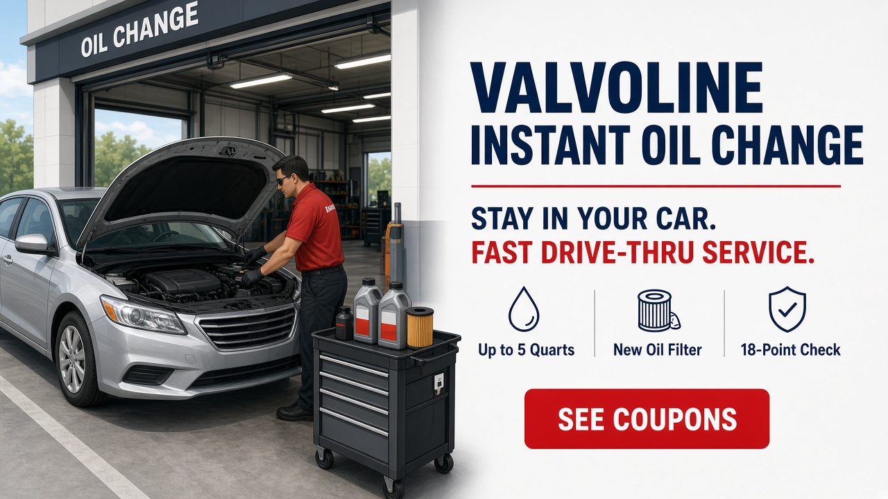 Valvoline Instant Oil Change oil change coupons