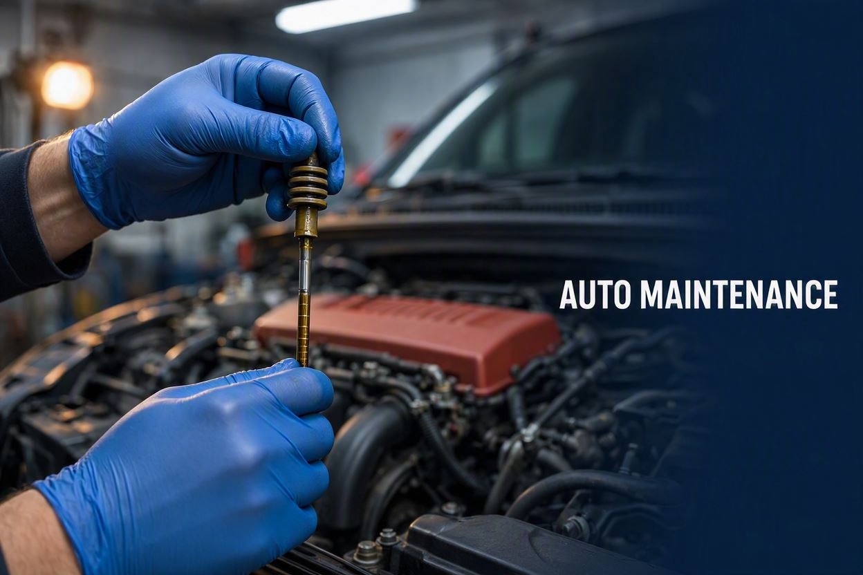 Confident smiling mechanic in a clean auto shop