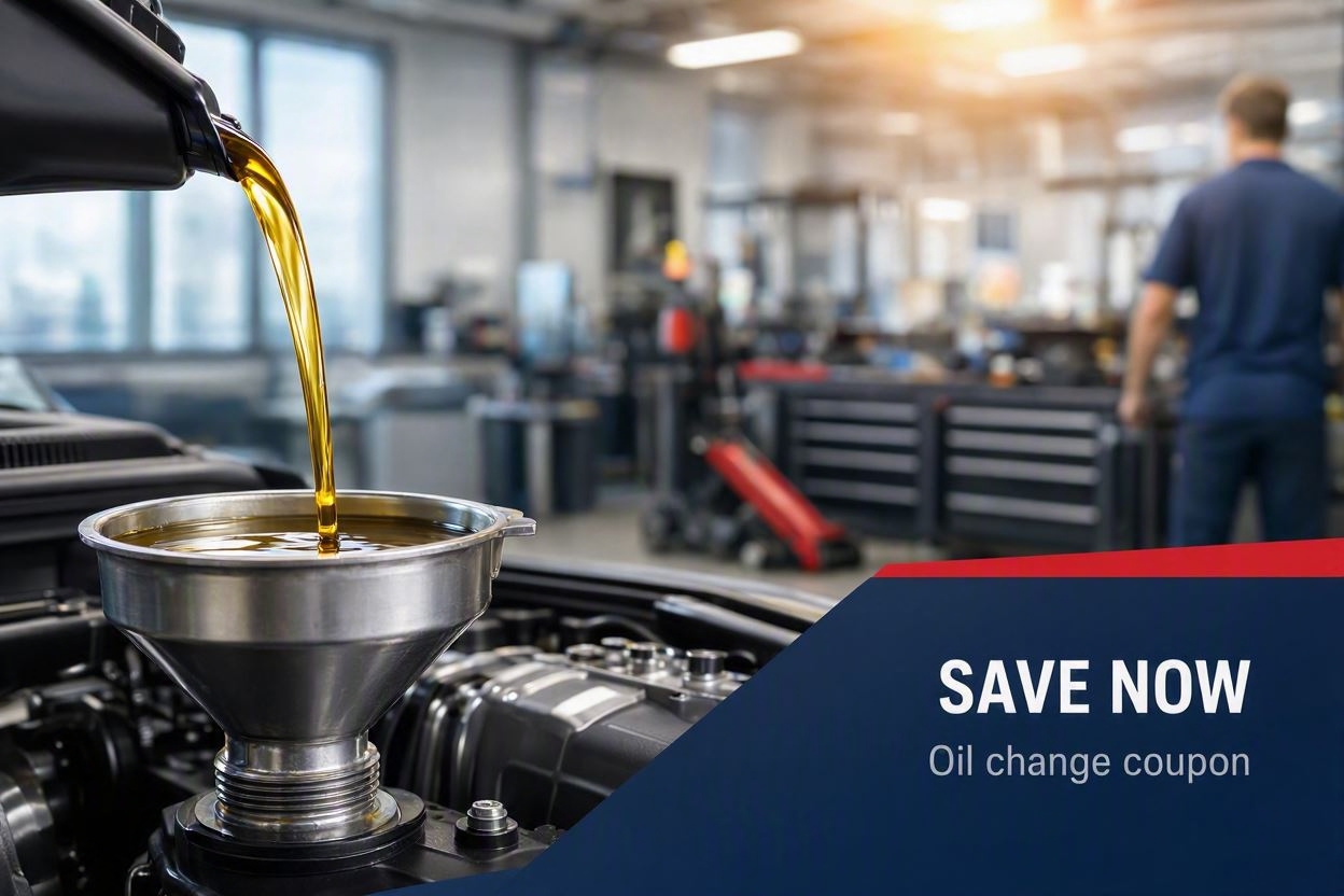 Synthetic oil change overview banner