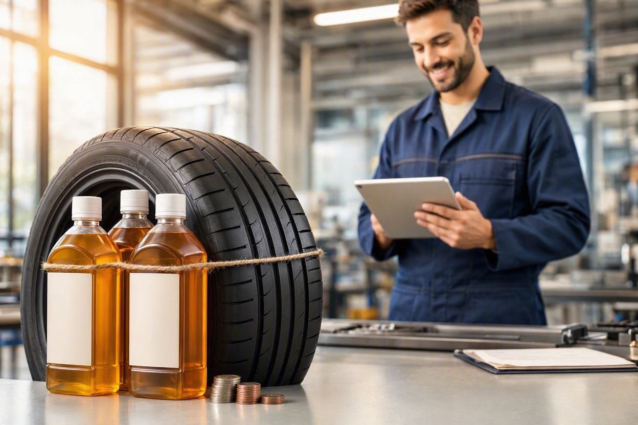 Clean auto service shop offering bundled maintenance